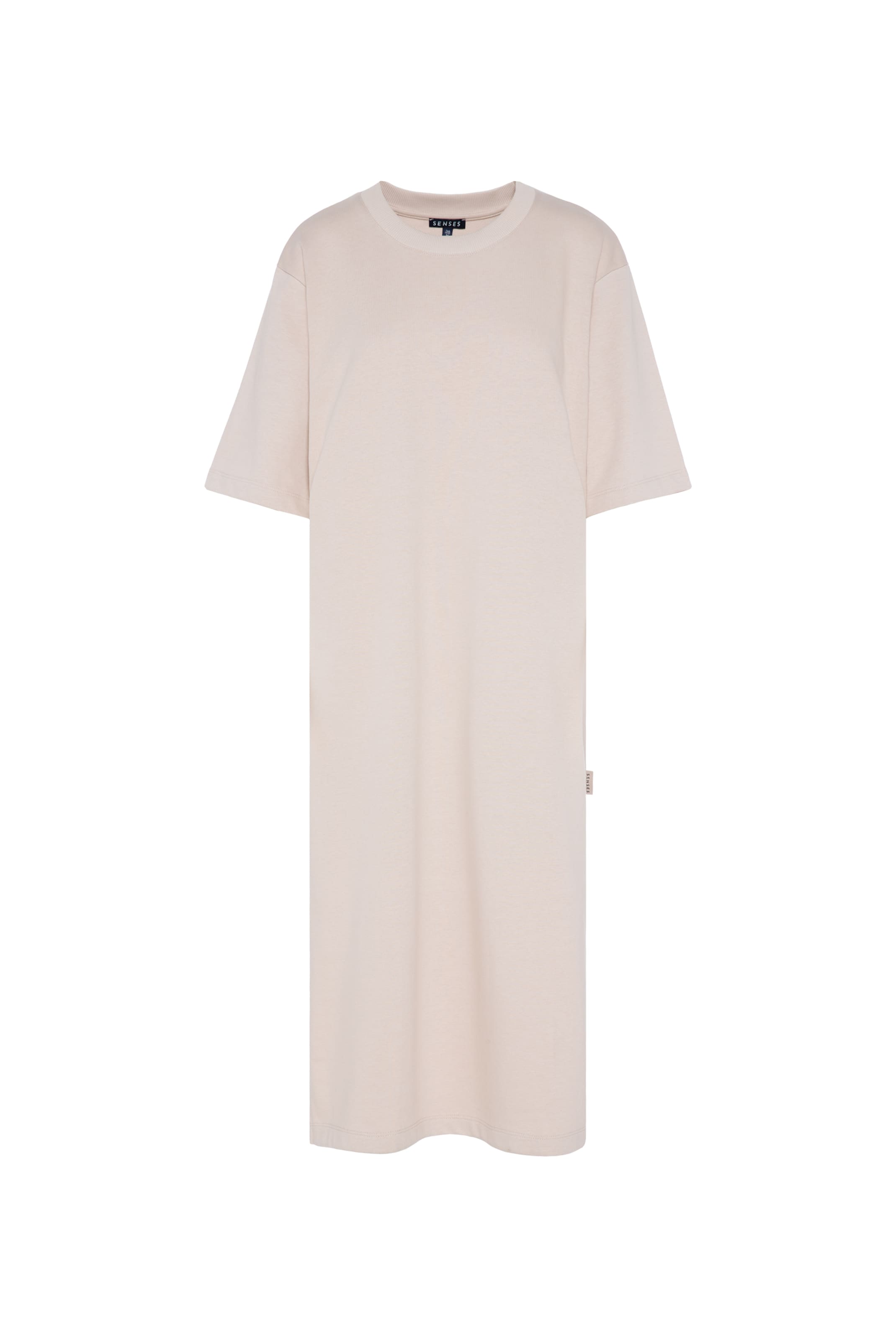 SENSES.THE LABEL Dress in Beige: front