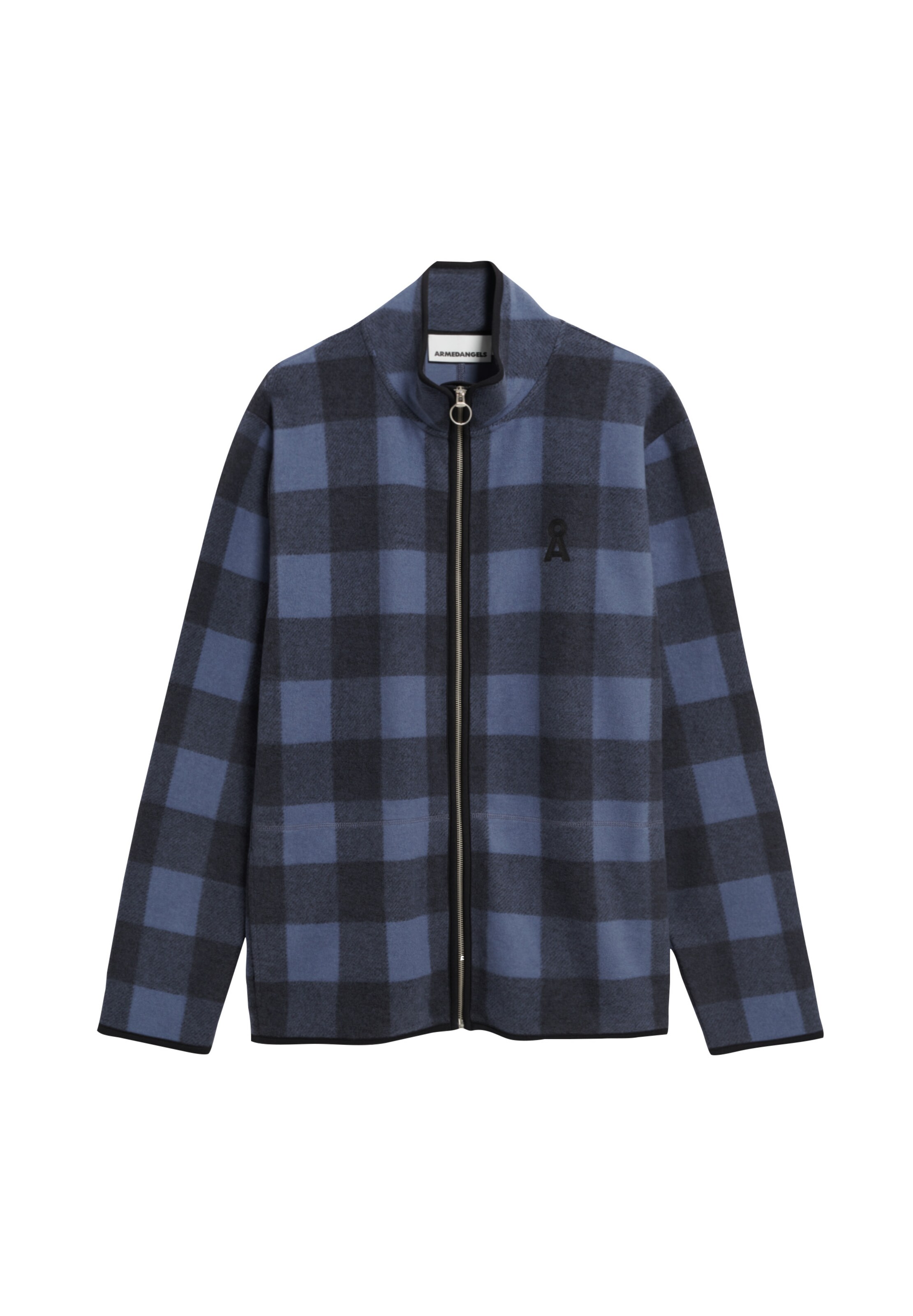 ARMEDANGELS Fleecejacke FLAABO in Blau: Vorderseite