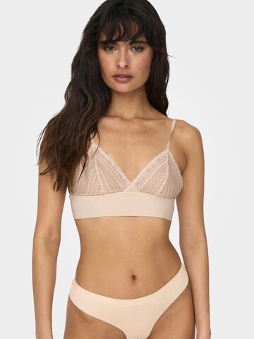 Triangle Soutien-gorge 'Laura' ONLY en rose : devant