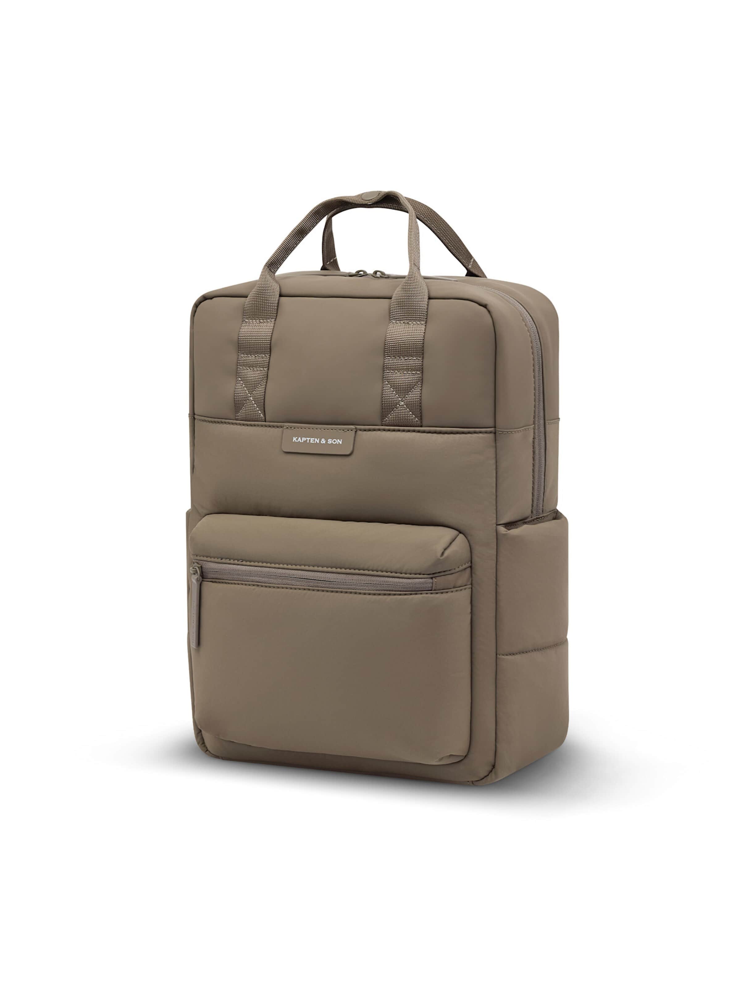 Kapten & Son Rucksack 'Bergen Cloud'‌‌‌ in Braun: Vorderseite