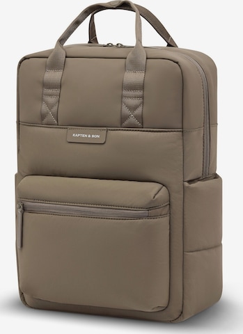 Kapten & Son Rucksack 'Bergen Cloud' in Braun: Vorderseite