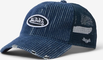 Cappello da baseball di Von Dutch Originals in blu: frontale