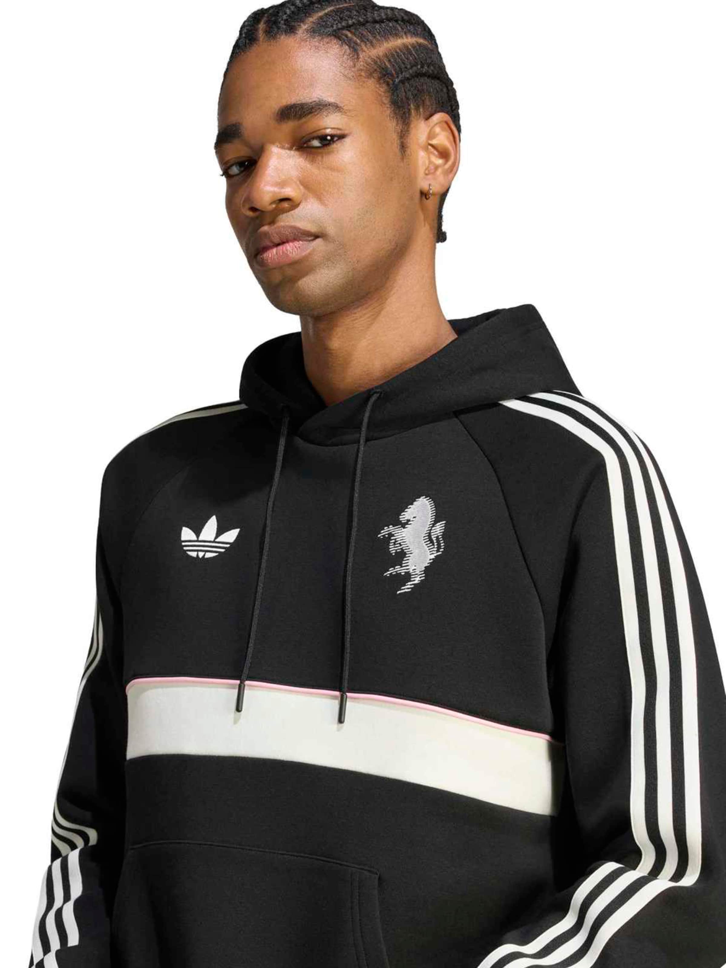 ADIDAS PERFORMANCE Sports sweatshirt 'JUVE' in Black
