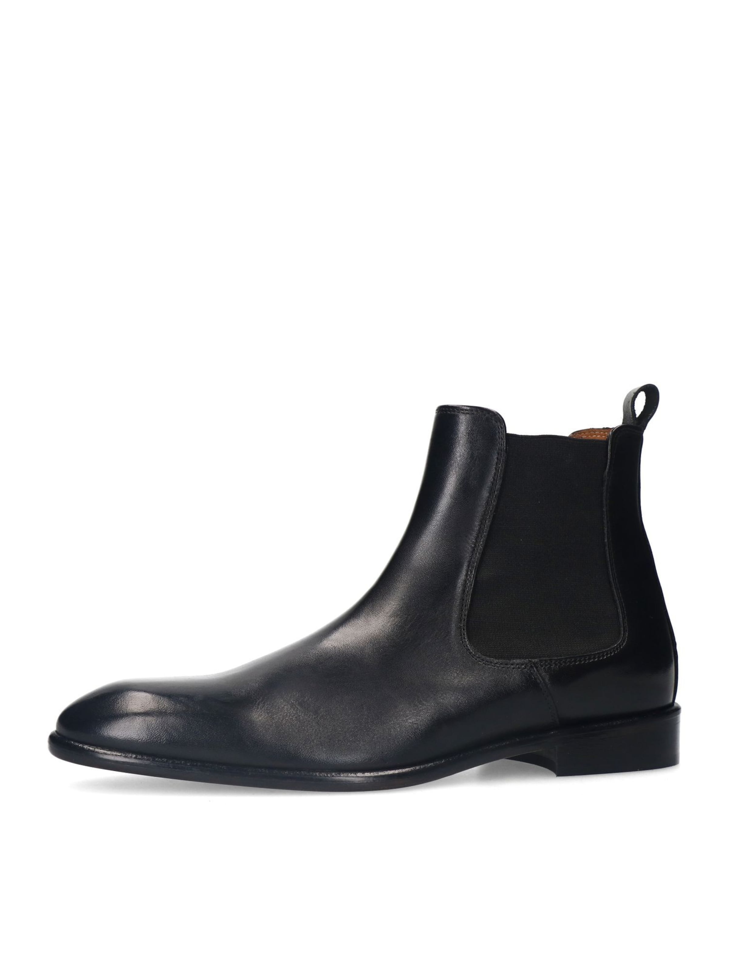 MANFIELD Chelsea Boots in Schwarz: Vorderseite