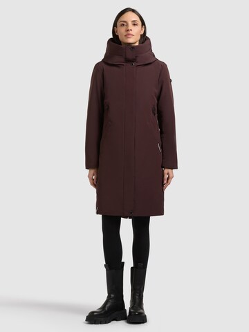 khujo Winter coat 'Charlston' in Red