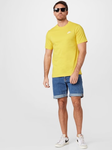 Nike Sportswear Regular Fit Skjorte 'Club' i gul