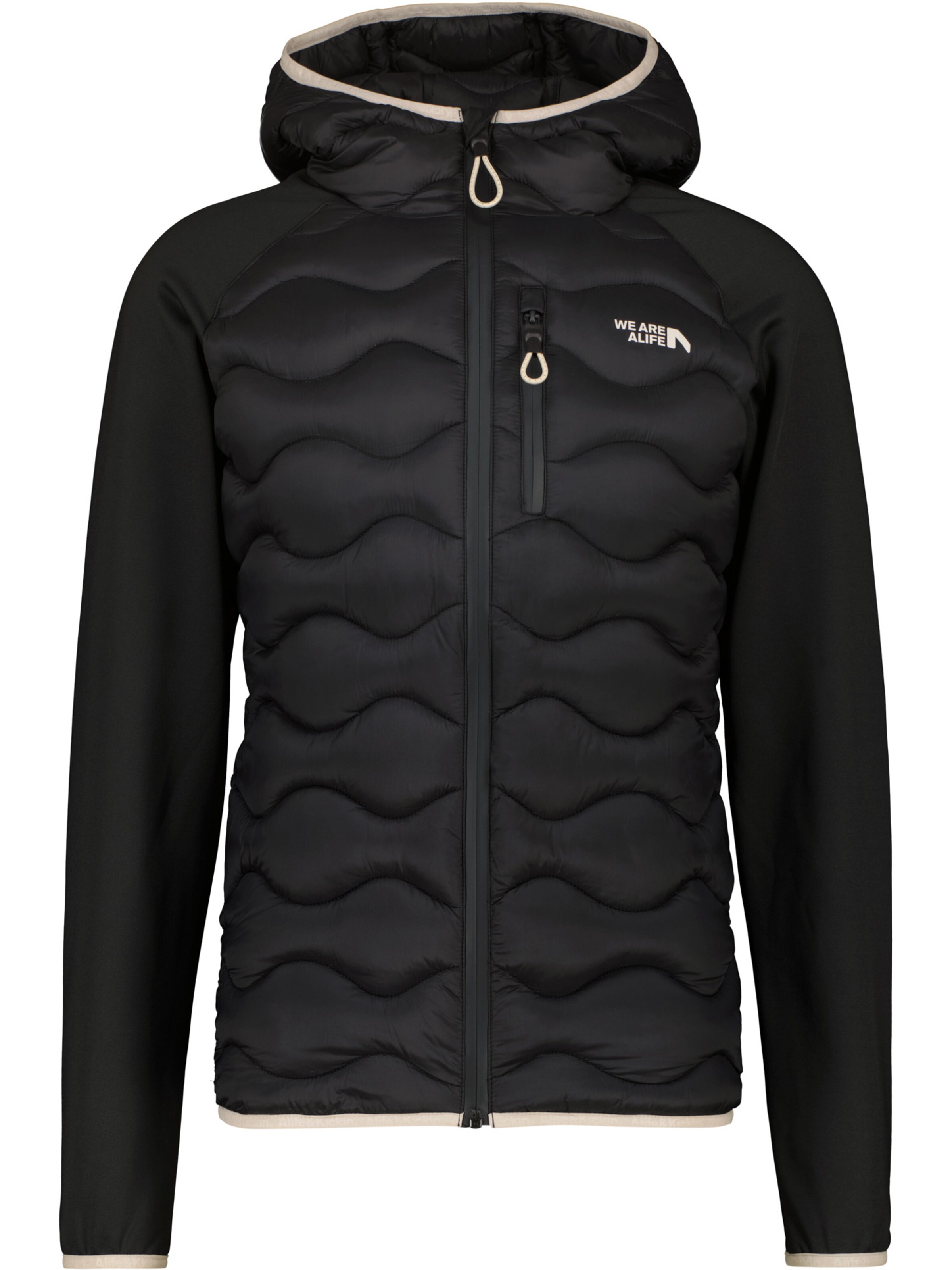 alife & kickin Prechodná bunda 'Archie' - Čierna: predná strana