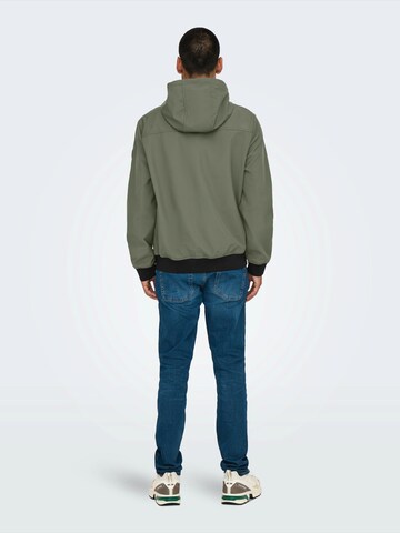 Veste mi-saison 'ONSBOWIE' Only & Sons en gris