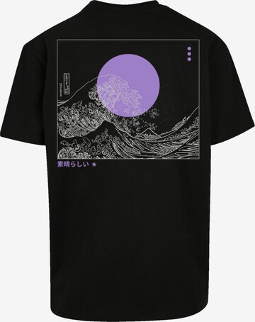 F4NT4STIC Shirt 'Kanagawa' in Zwart