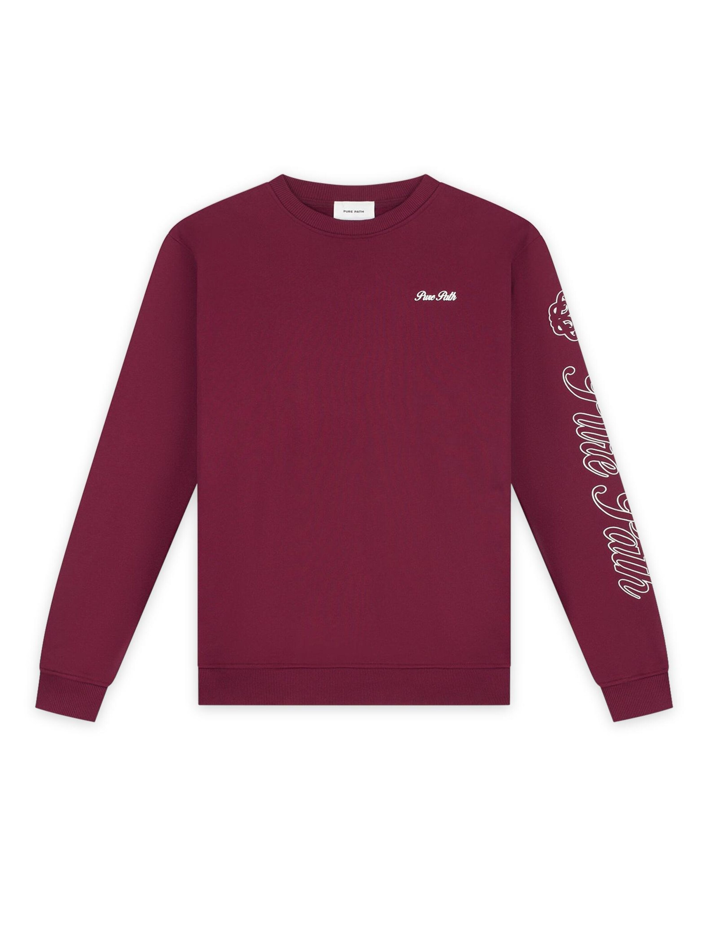 Pure Path Sweatshirt in Red: front