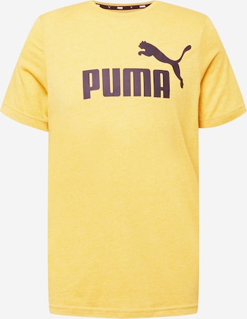 PUMA Funksjonsskjorte i gul: forside