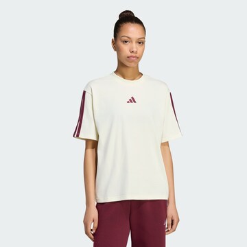 smėlio ADIDAS SPORTSWEAR Sportiniai marškinėliai 'Essentials': priekis