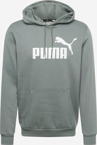 PUMA Športová mikina 'ESS' - Sivá: predná strana