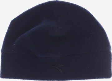 Diadora Hat & Cap in One size in Blue: front