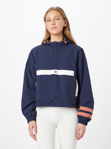 Hurley Sportjas in Blauw: voorkant