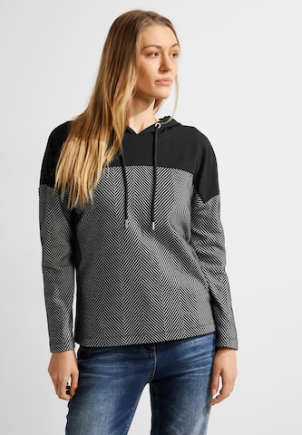 CECIL Sweatshirt in Grey: front
