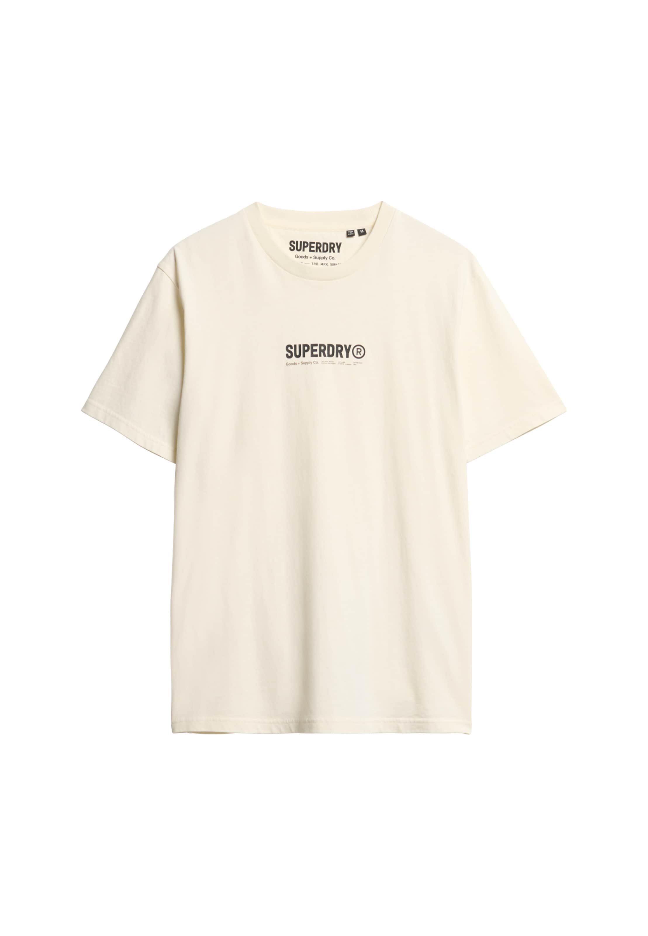 Superdry Tričko - Béžová: predná strana