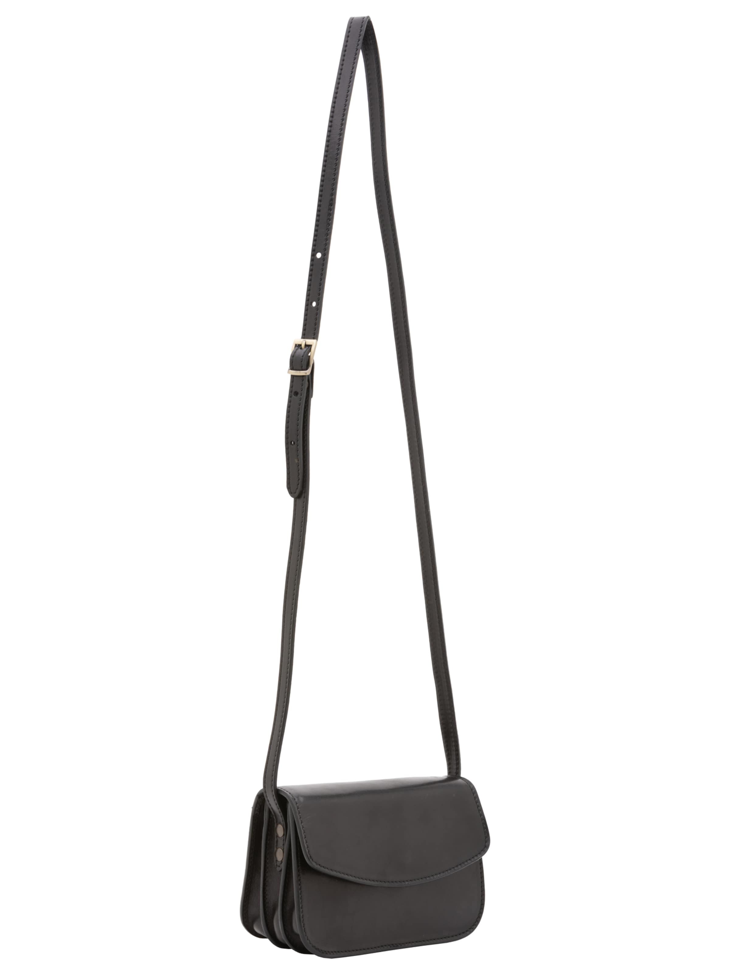 Viola Castellani Umhängetasche in Schwarz: Vorderseite