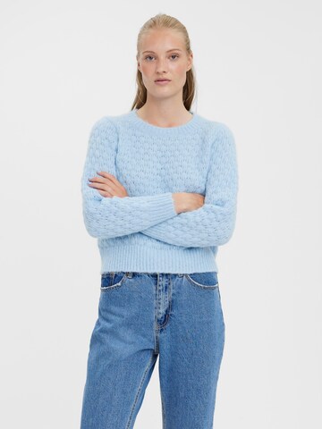 VERO MODA Sweater 'WINNIE' in Blue: front