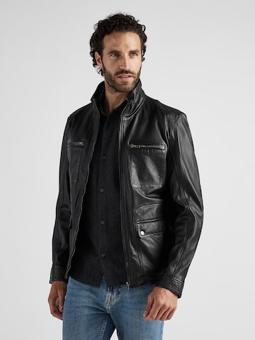 JCC Tussenjas '402293' in Zwart: voorkant