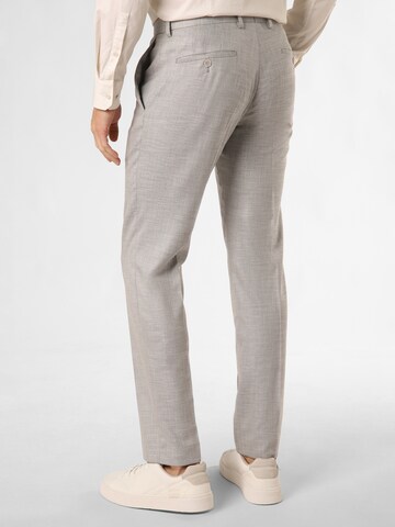 Regular Pantalon à plis 'Mitch' Finshley & Harding en gris