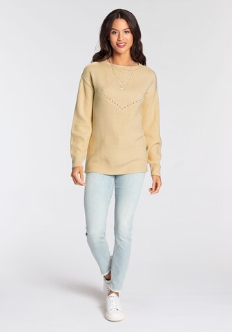 LAURA SCOTT Sweater in Beige