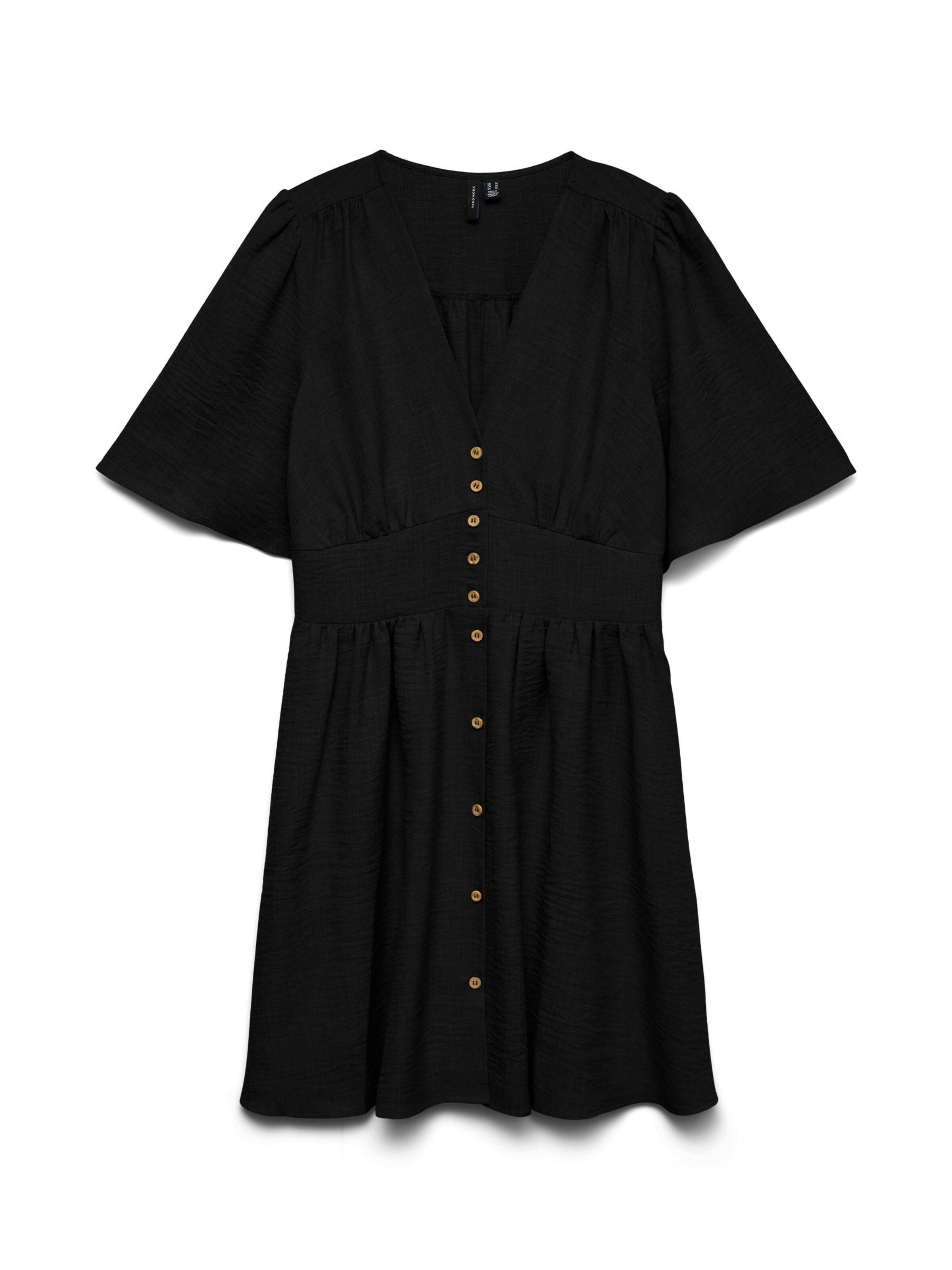 VERO MODA Kleid 'VMMelaney' in Schwarz: Vorderseite