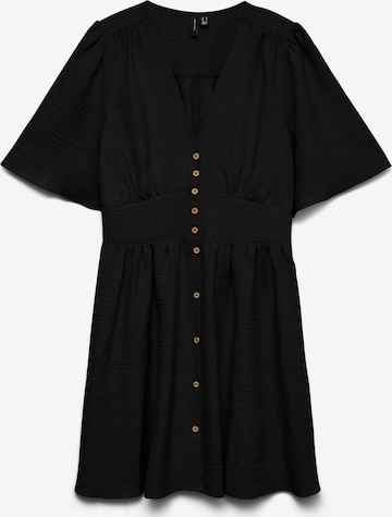 VERO MODA Blousejurk 'VMMelaney' in Zwart: voorkant