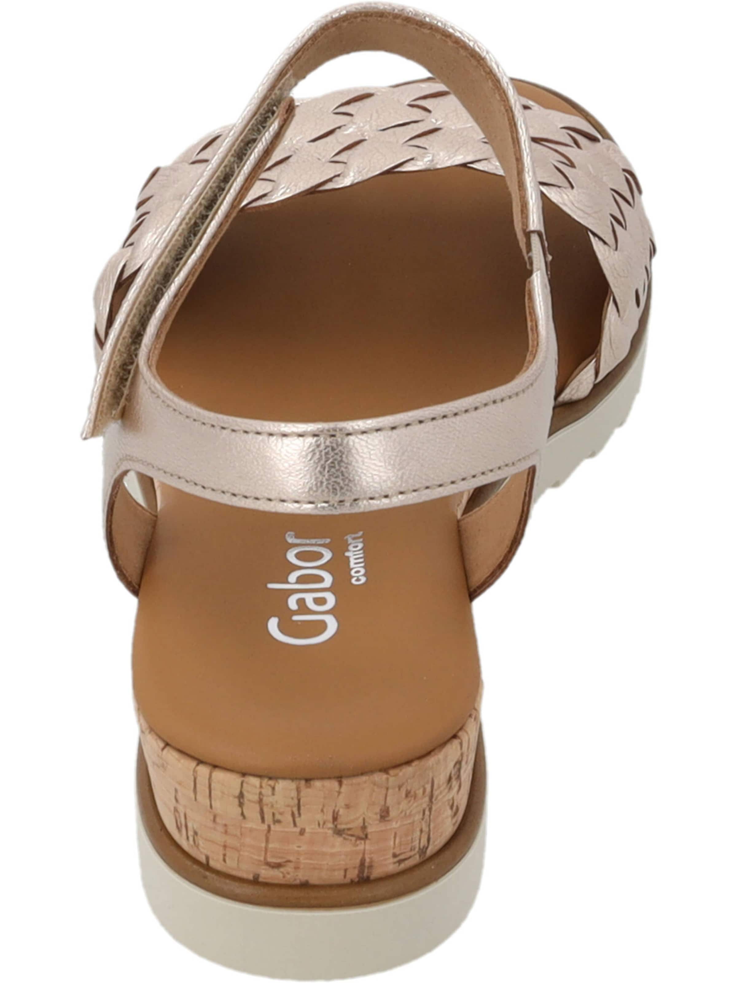GABOR Strap sandal 'Comfort 62.759' in Beige