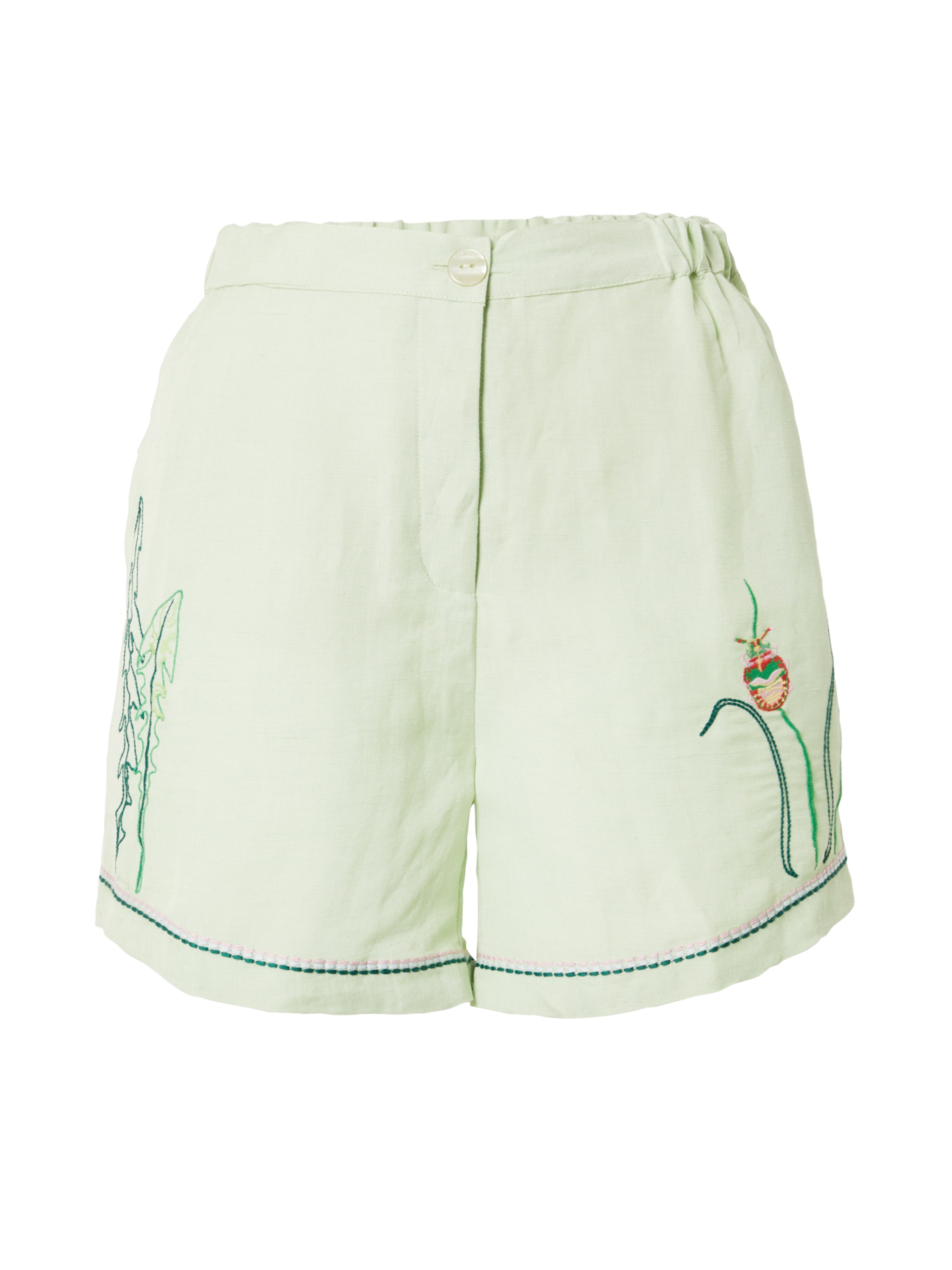 Helmstedt Loosefit Byxa 'ALETA' i grön: framsida