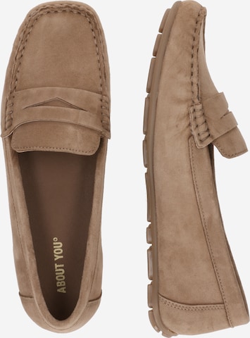 ABOUT YOU Moccasins 'Anneke' in Taupe ABOUT YOU