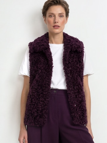 Rich & Royal Bodywarmer in Lila: voorkant