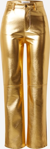 regular Pantaloni 'Oona' di EDITED in oro: frontale