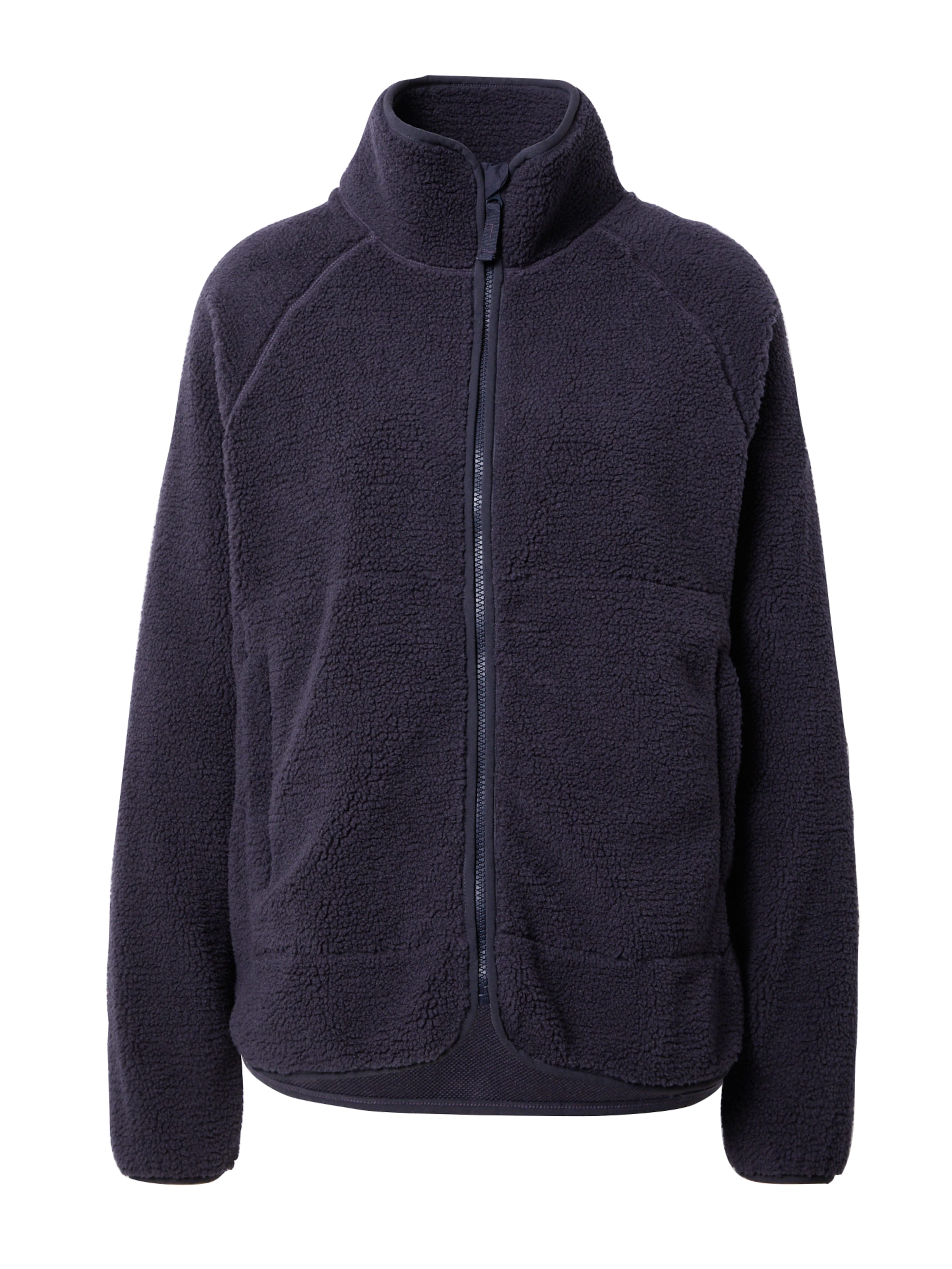 Derbe Fleecejacke in Blau: Vorderseite