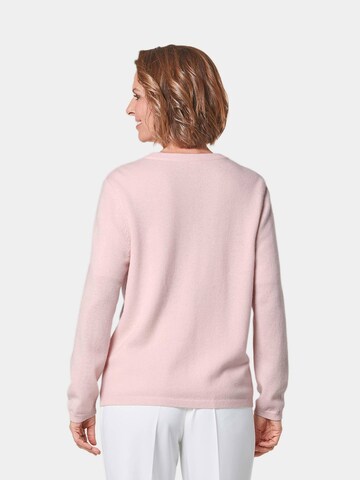 Goldner Strickjacke in Pink