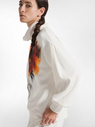 Sweat-shirt DEHA en blanc