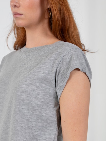 Coster Copenhagen - Top ' CC ' em cinzento: lateral