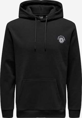 Only & Sons Sweatshirt 'FLOTTO' i svart: framsida