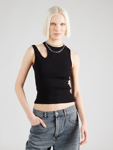 Envii Top 'ENALLY' in Black: front