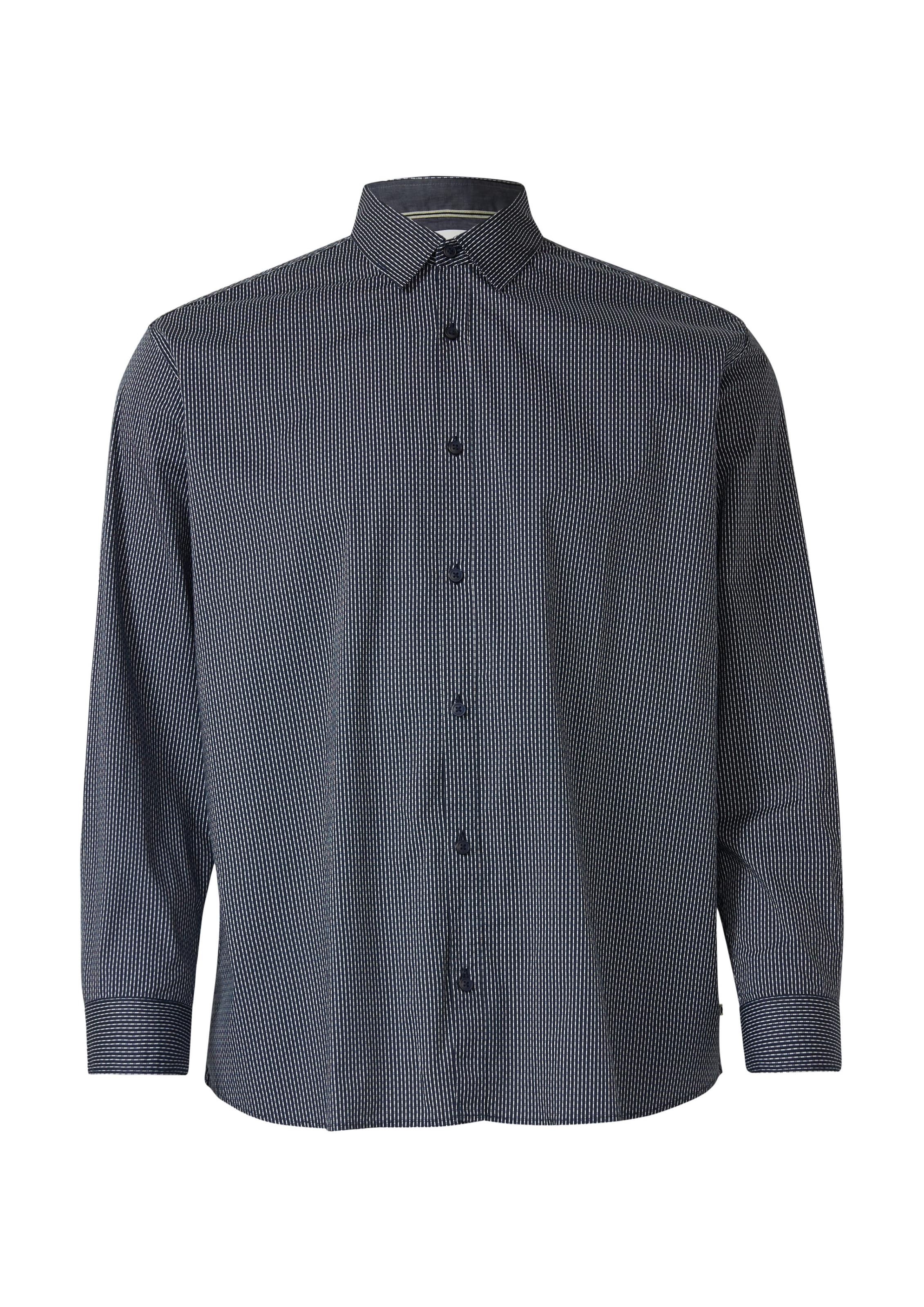 s.Oliver Slim Fit Hemd in Blau: Vorderseite