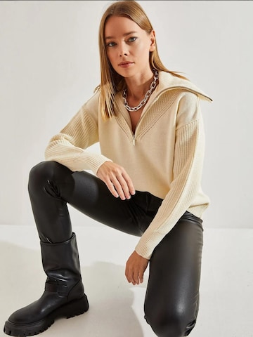 Pull-over 'Pullover' Bianco Lucci en blanc