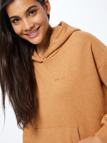 mazine Sweatshirt 'Emily' in Brown