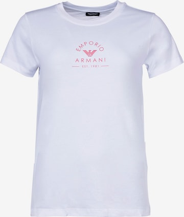 T-shirt Emporio Armani en blanc : devant