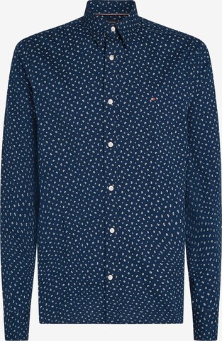 TOMMY HILFIGER Klasický střih Košile – modrá: přední strana