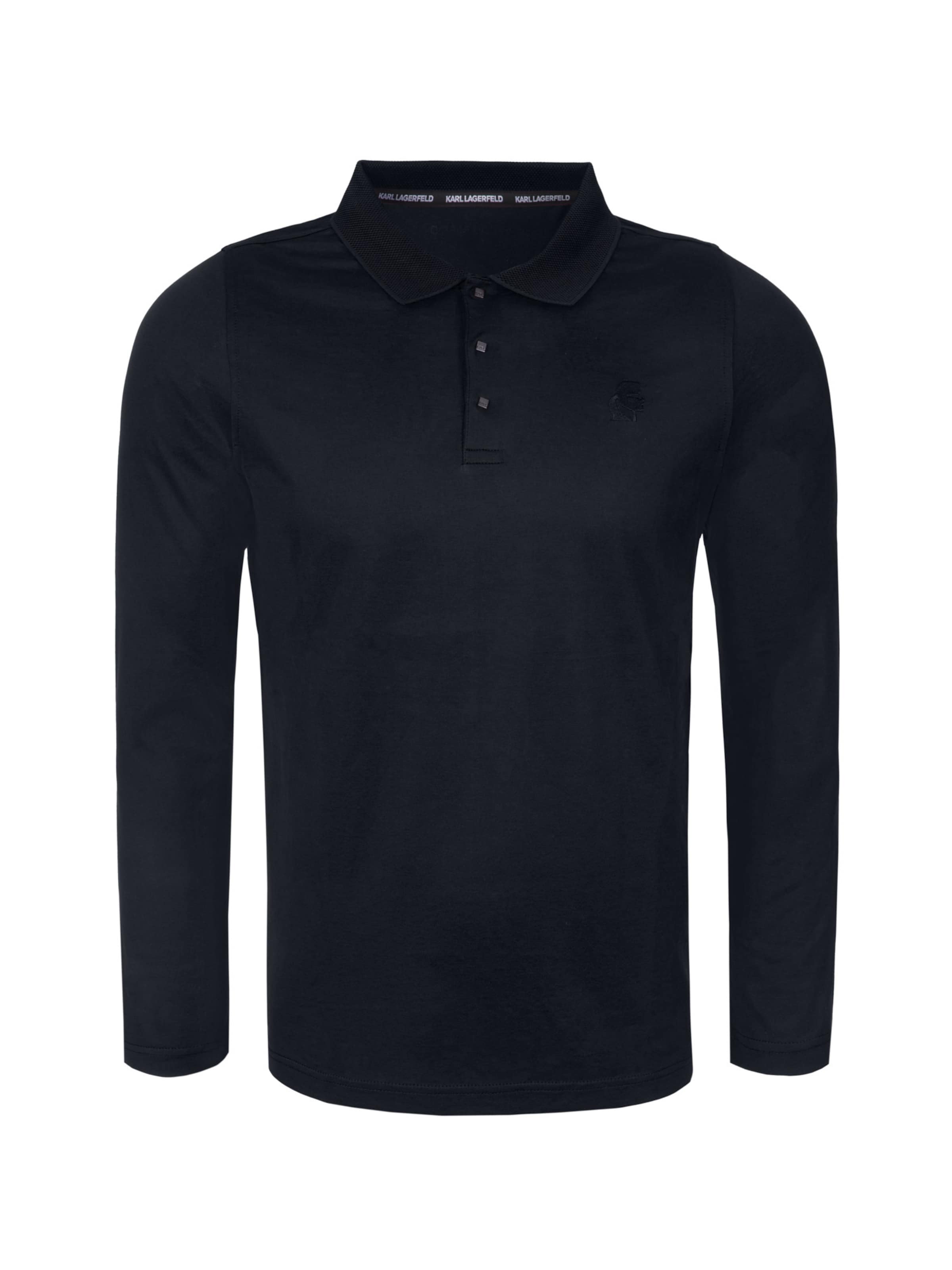 Karl Lagerfeld T-Shirt en bleu foncé, Vue avec produit