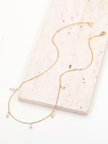 Hey Happiness Kette 'Cinque Pearl' in Gold