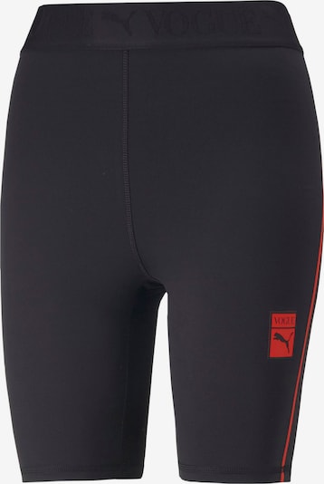 PUMA Sportske hlače u krvavo crvena / crna, Pregled proizvoda