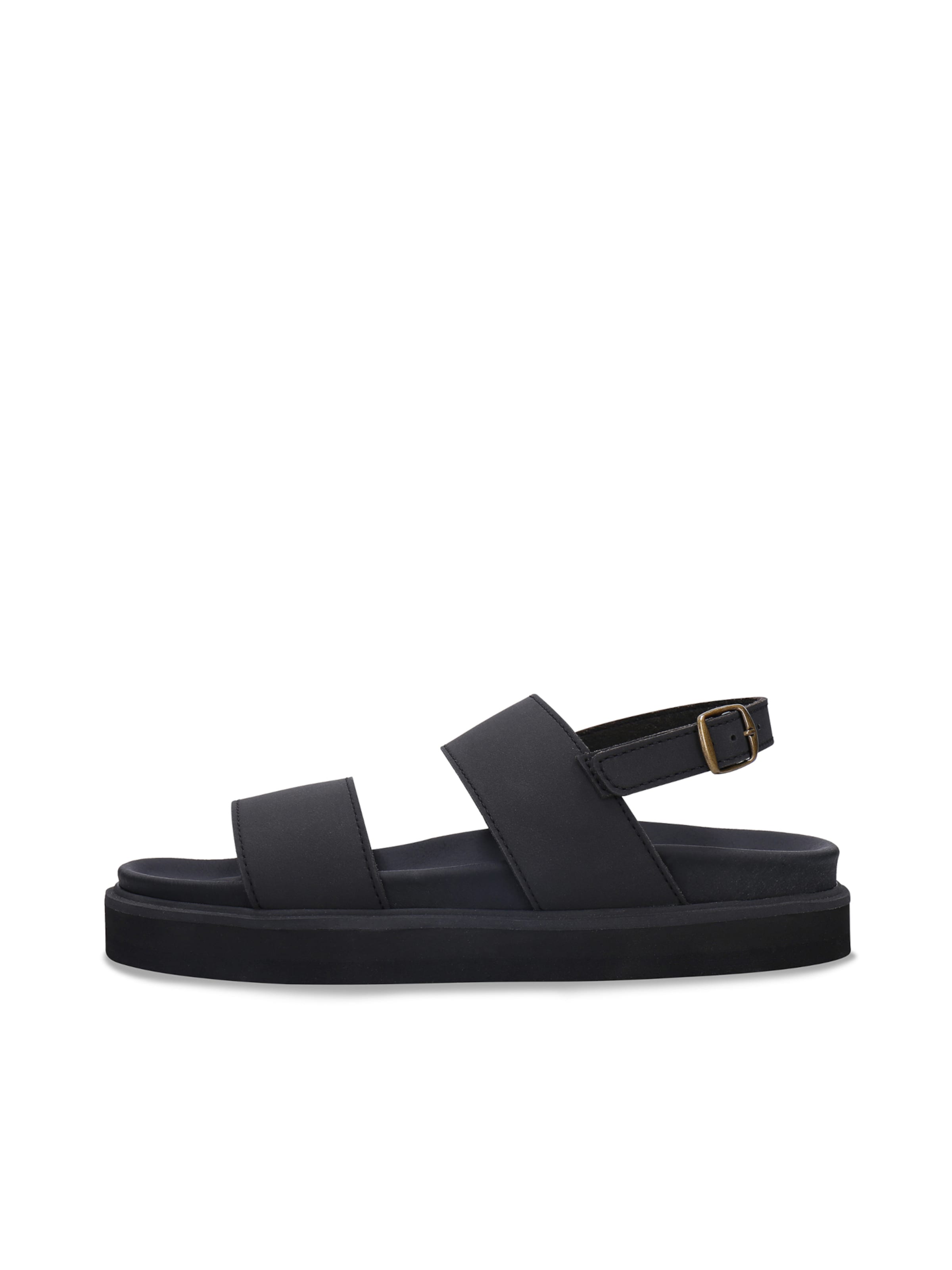 nae Vegan Shoes - Sandalias 'PALAU' en negro: frente