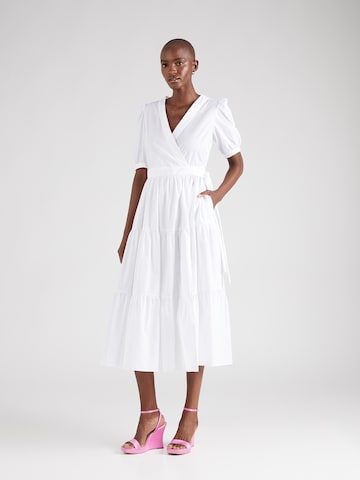 Twinset فستان بلون أبيض: الأمام