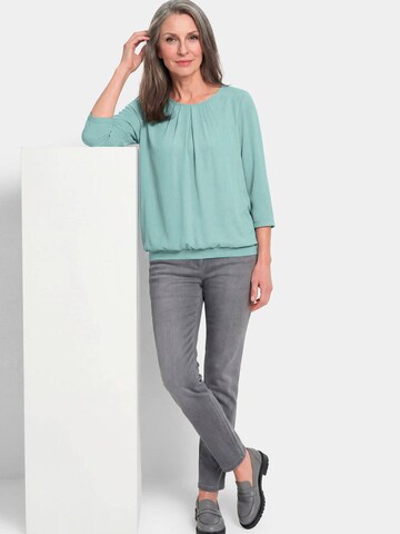 Goldner Bluse in Grün